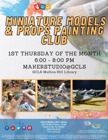 Miniature Models & Props Painting Club