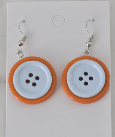 Button Earrings