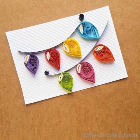 Paper Quilling Holiday Card