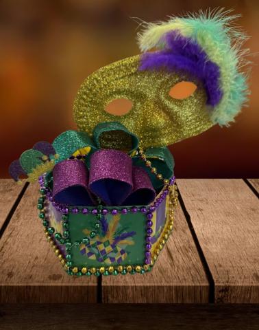 Small Mardi Gras Decoration