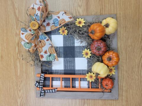 Fall inspired hanging art