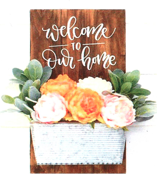 DIY Smash tin on wooden board